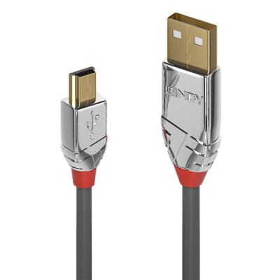 Lindy 36635 cable USB USB 20 75 m USB A Mini USB B Gris