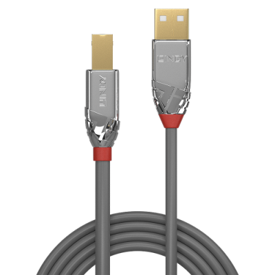 Lindy 36644 cable USB USB 20 5 m USB A USB B Gris
