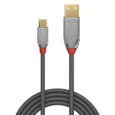 Lindy 36654 cable USB USB 20 5 m USB A Micro USB B Gris
