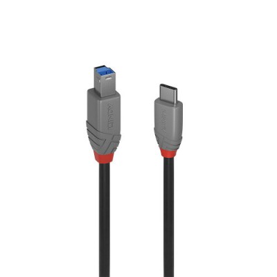 Lindy 36666 cable USB USB 32 Gen 1 31 Gen 1 1 m USB C USB B Negro