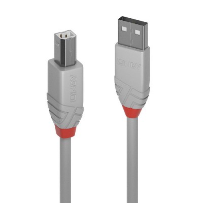 Lindy 36685 cable USB USB 20 5 m USB A USB B Gris