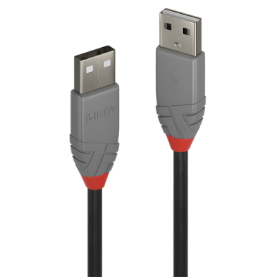 Lindy 36691 cable USB USB 20 05 m USB A Negro Gris