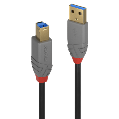 Lindy 36740 cable USB USB 32 Gen 1 31 Gen 1 05 m USB A USB B Negro
