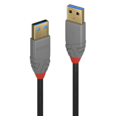 Lindy 36754 cable USB USB 32 Gen 1 31 Gen 1 5 m USB A Negro Gris