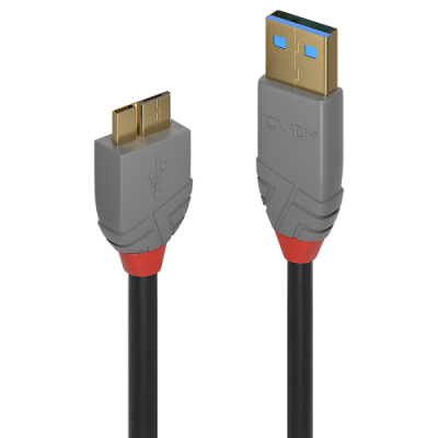 Lindy 36768 cable USB USB 32 Gen 1 31 Gen 1 3 m USB A Micro USB B Negro