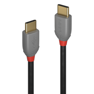 Lindy 36872 cable USB USB 20 2 m USB C Negro Gris