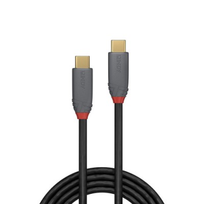 Lindy 36902 cable USB 15 m USB C Negro Gris
