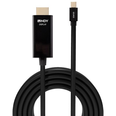 Lindy 36927 adaptador de cable de video DisplayPort HDMI tipo A Estandar Negro