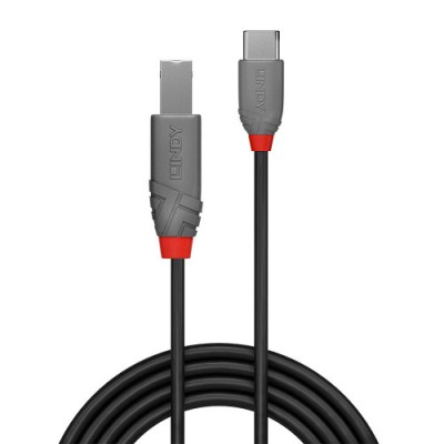 Lindy 36940 cable USB USB 20 05 m USB C USB B Negro