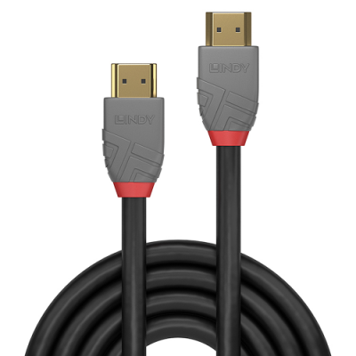 Lindy 36963 cable HDMI 2 m HDMI tipo A Estandar Negro Gris