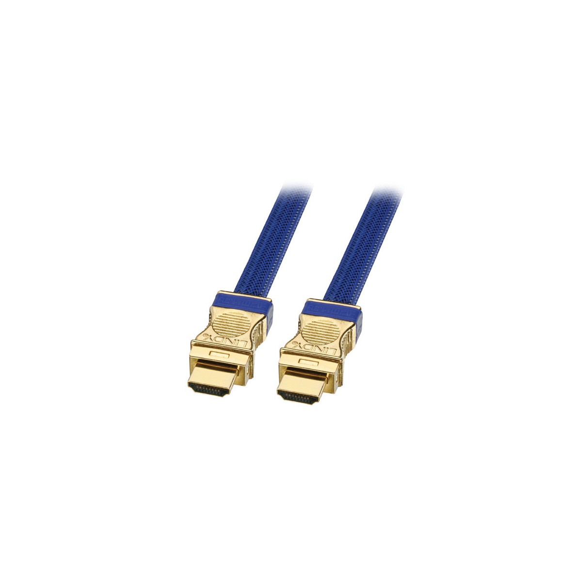 Lindy 05m Gold HDMI Cable cable HDMI 05 m HDMI tipo A Estandar Azul