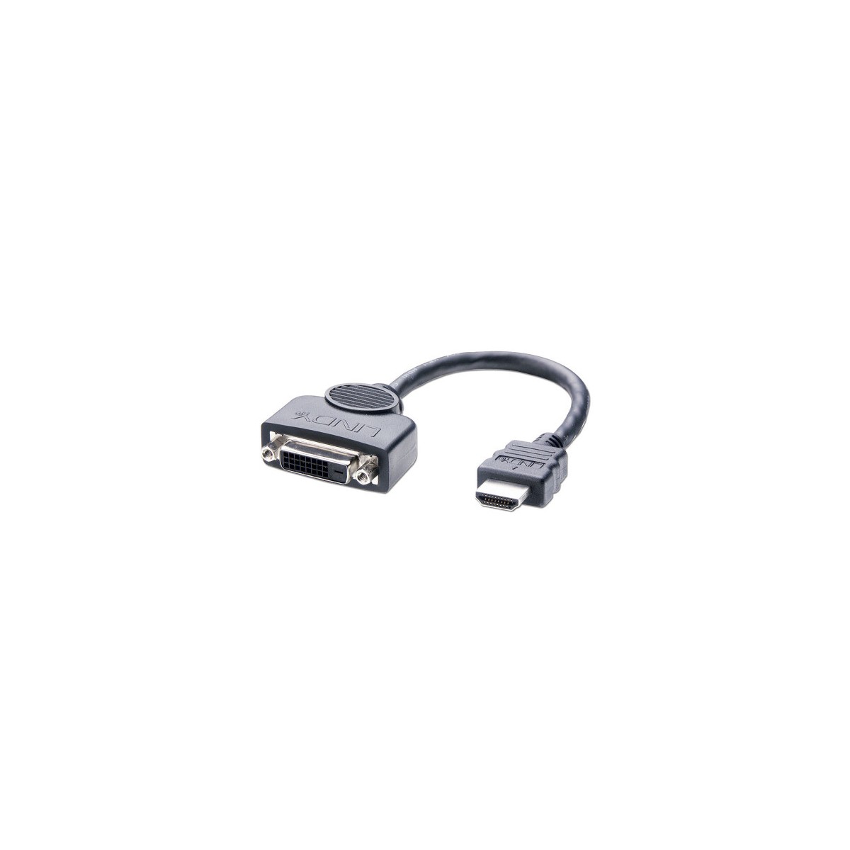 Lindy 41227 adaptador de cable de video 02 m DVI D HDMI Negro
