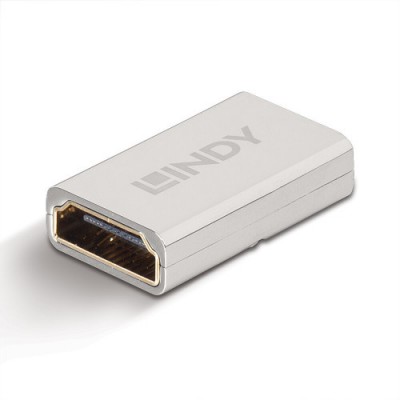 Lindy 41511 cambiador de genero para cable HDMI 21 Plata