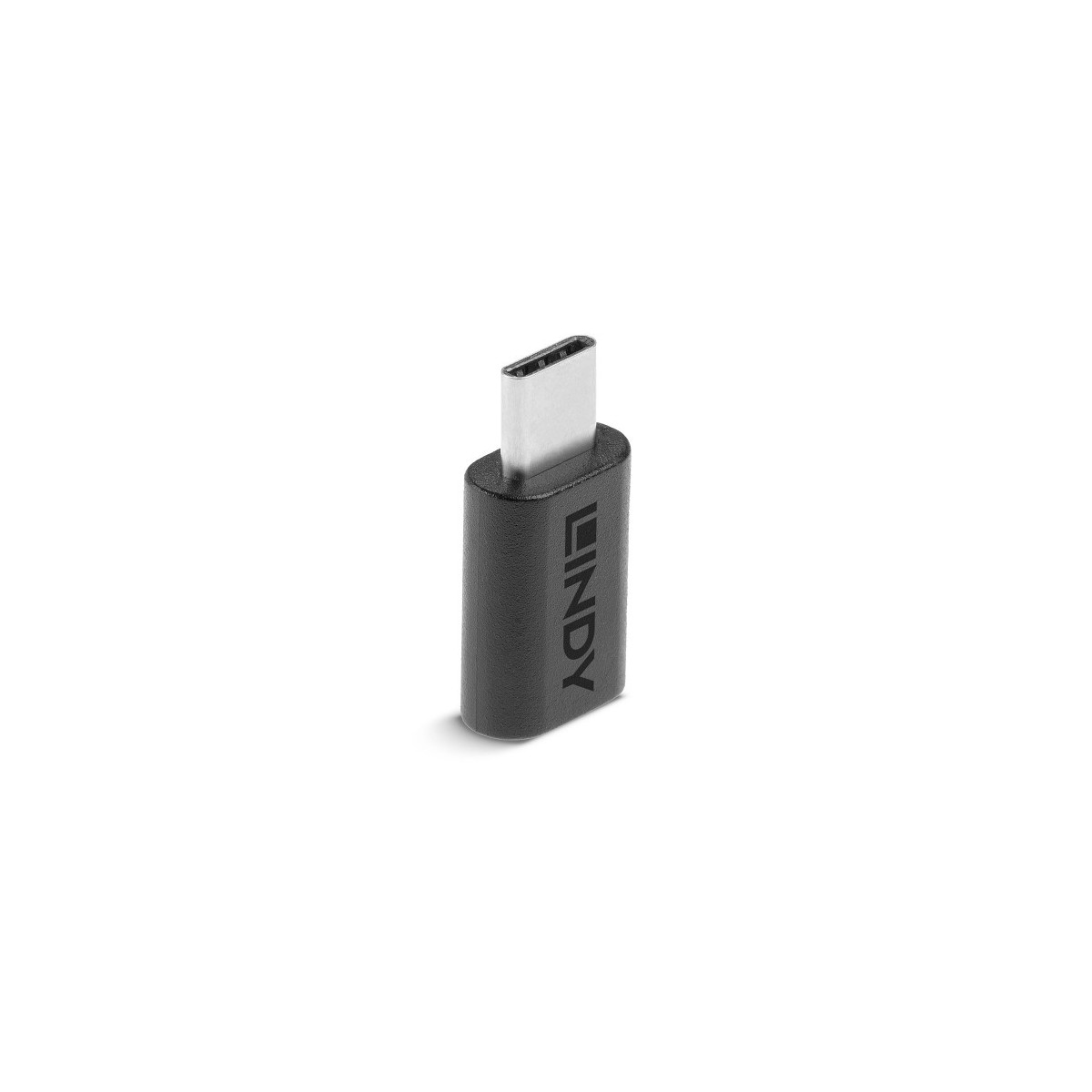 Lindy 41893 cambiador de genero para cable USB 32 Type C Negro
