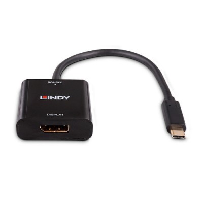 Lindy 43269 Adaptador grafico USB 3840 x 2160 Pixeles Negro