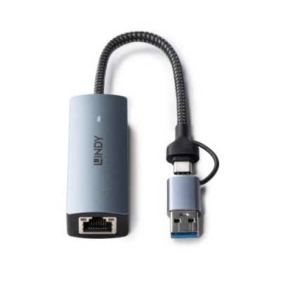 Lindy 43415 hub de interfaz USB 32 Gen 2 31 Gen 2 Type C 5000 Mbit s Gris