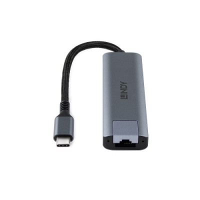 Lindy 43422 hub de interfaz USB 32 Gen 2 31 Gen 2 Type C 10000 Mbit s Gris