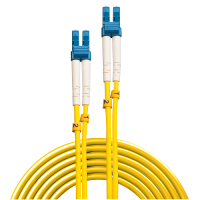Lindy 47456 Cable de fibra optica e InfiniBand 20 m LC Amarillo