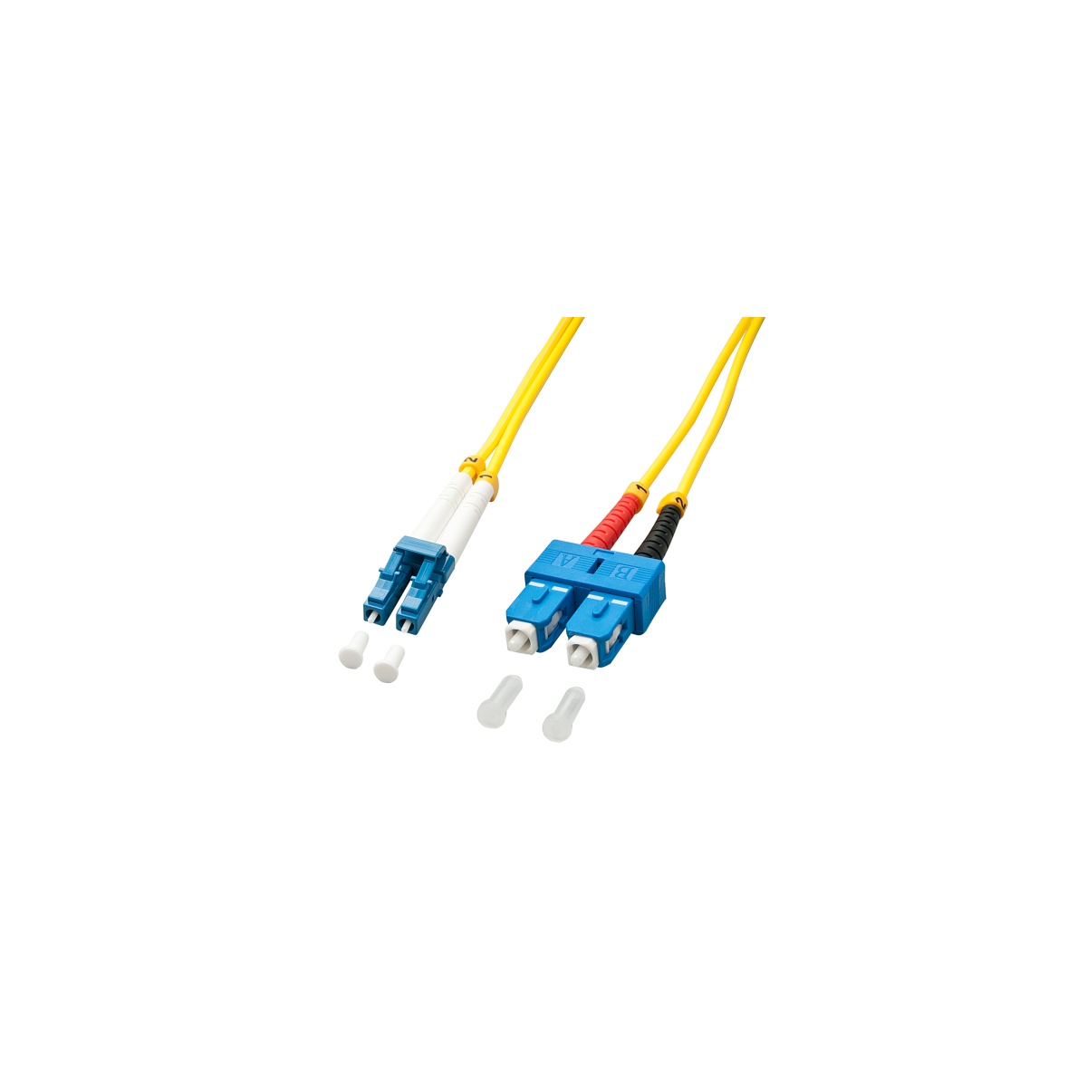 Lindy 47474 Cable de fibra optica e InfiniBand 10 m LC SC Amarillo