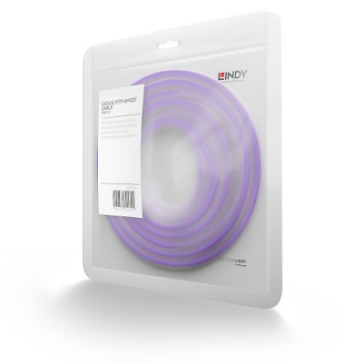 Lindy 47820 cable de red Purpura 03 m Cat6 S FTP S STP