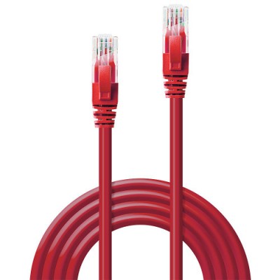 Lindy 48034 cable de red Rojo 3 m Cat6 U UTP UTP