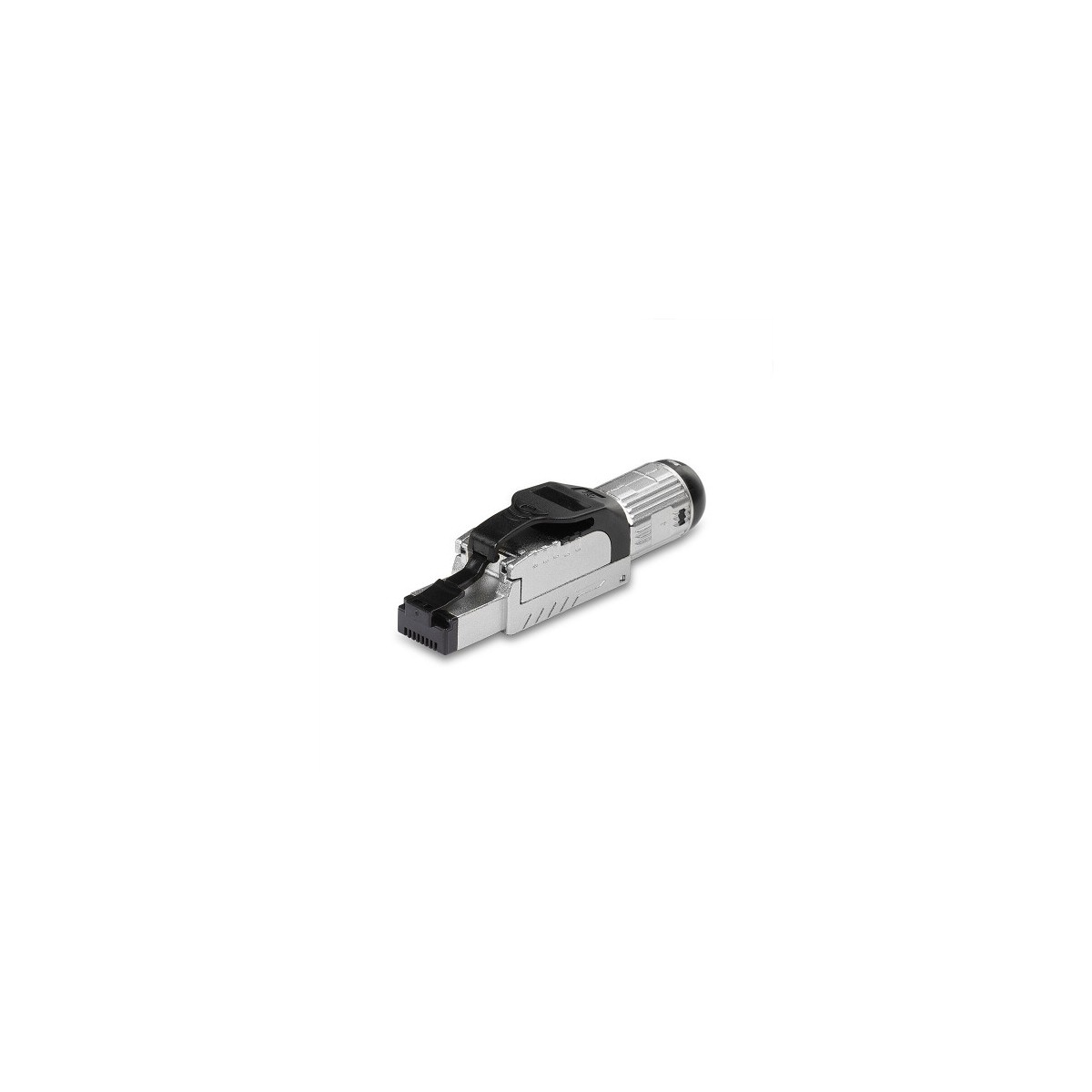 Lindy 62411 conector RJ45 Negro Plata