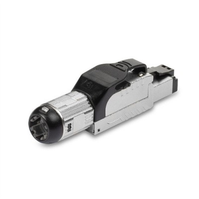 Lindy 62411 conector RJ45 Negro Plata