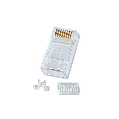 Lindy 62430 conector RJ 45 8 pin cat6 Transparente