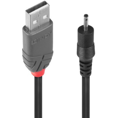 Lindy 70265 cable de transmision Negro 15 m USB A EIAJ 01 25 mm 07 mm