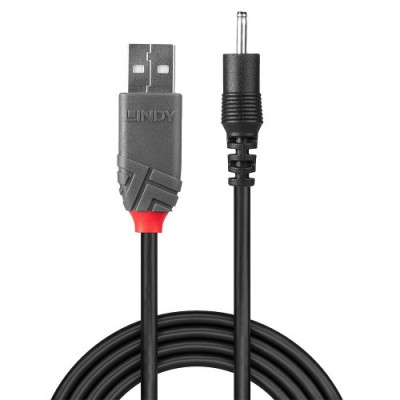 Lindy 70265 cable de transmision Negro 15 m USB A EIAJ 01 25 mm 07 mm