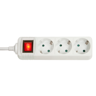 Lindy 73101 base multiple 3 salidas AC Interior Blanco