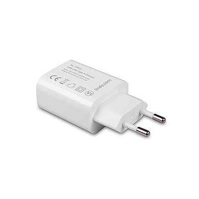 Lindy 73412 cargador de dispositivo movil Smartphone Tableta Blanco Corriente alterna Carga rapida Interior Exterior