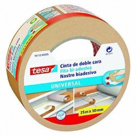 CINTA ADHESIVA UNIVERSAL DOBLE CARA ESPECIAL MOQUETAS 50MMX25M TESA 56172 00005 12