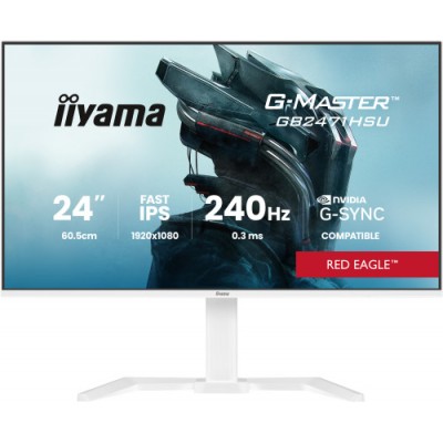 iiyama G MASTER GB2471HSU W1 pantalla para PC 605 cm 238 1920 x 1080 Pixeles Blanco