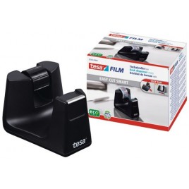 DISPENSADOR SOBREMESA PORTARROLLOS EASY CUT SMART PARA ROOLLOS DE 33M NEGRO TESA 53902 00000 01