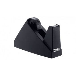 DISPENSADOR SOBREMESA PORTARROLLOS EASY CUT ECONOMY PARA ROOLLOS DE 66M NEGRO TESA 57431 00000 02