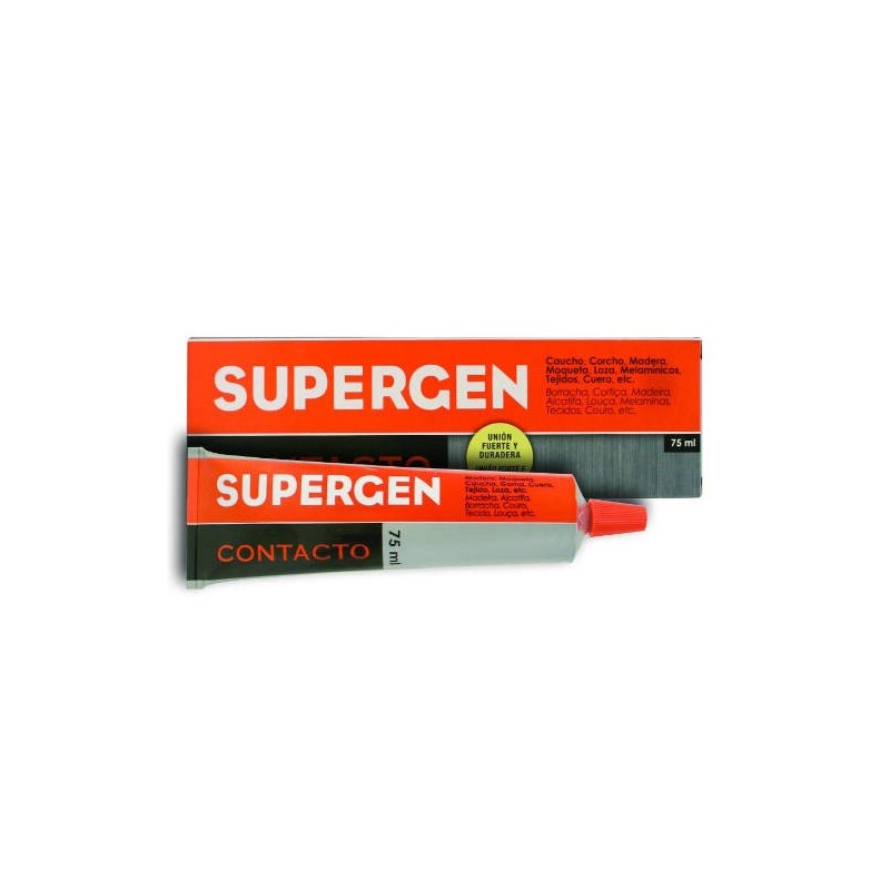 ADHESIVO DE CONTACTO EN TUBO TIPO CLASICO 75ML SUPERGEN 62600 00000 05