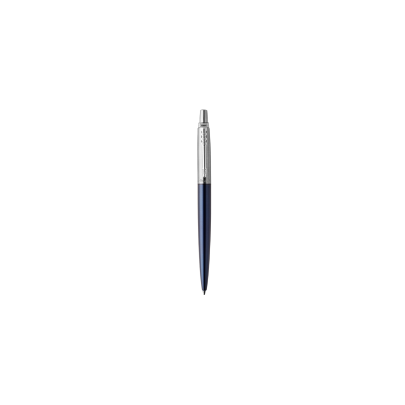 BOLiGRAFO RETRaCTIL JOTTER ROYAL AZUL CON BORDE CROMADO PUNTO MEDIO TINTA AZUL PARKER 1953186