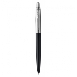 BOLiGRAFO JOTTER XL RICHMOND NEGRO MATE RIBETE DE COLOR CROMO PLUMiN MEDIO TINTA AZUL PARKER 2068358