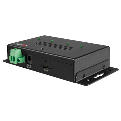 Lindy 43094 hub de interfaz USB 32 Gen 2 31 Gen 2 Type C 10000 Mbit s Negro