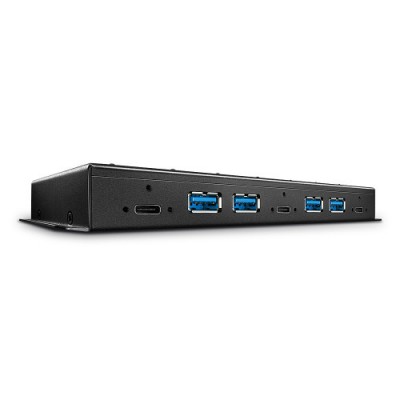 Lindy 43275 hub de interfaz USB 32 Gen 2 31 Gen 2 Type A 10000 Mbit s Negro