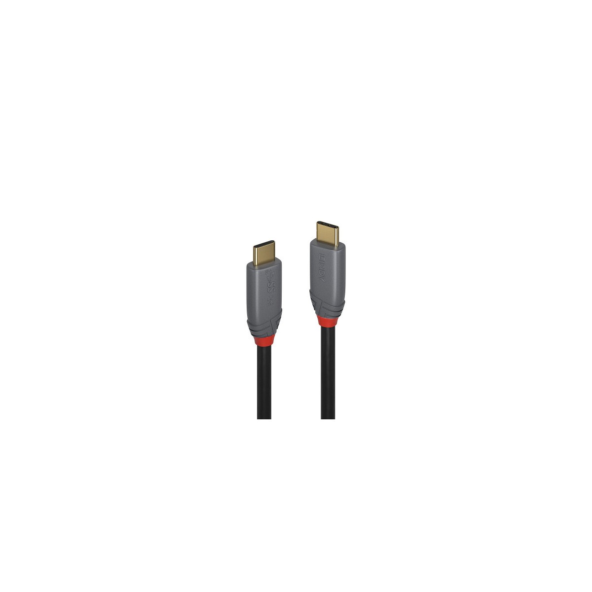 Lindy 36900 cable USB 05 m USB C Negro Gris