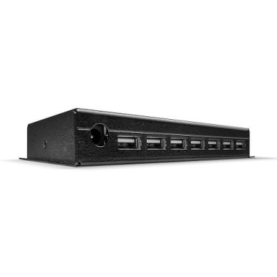 Lindy 42794 hub de interfaz USB 20 Type B 480 Mbit s Negro