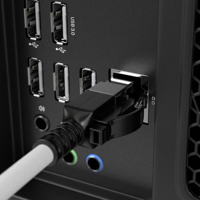 Lindy 47601 cable de red Gris 05 m Cat6a S FTP S STP