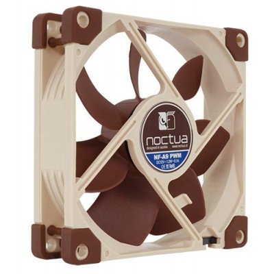 NOCTUA VENTILADOR CAJA NF A9 PWM 92MM FAN 92X92X25 MM 12V 2000RPM 1550RPM 400RPM 163 DBA 789 M3 H 228 MM H2O 4 PINES