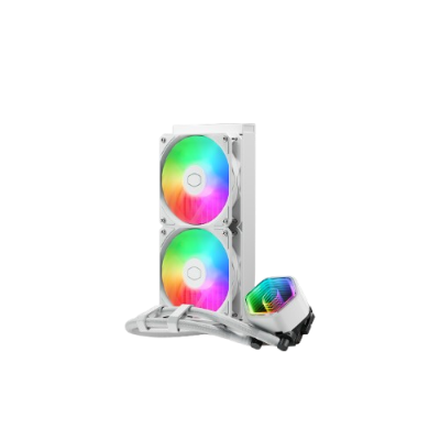 VENTILADOR CPU COOLER MASTER REFRIGERACION LIQUIDA MASTERLIQUID 240 CORE II BLANCO MLW D24M A18PA RW
