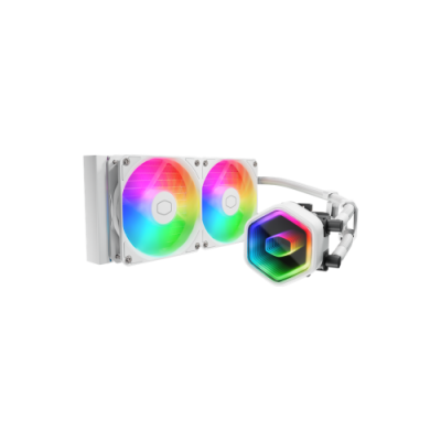 VENTILADOR CPU COOLER MASTER REFRIGERACION LIQUIDA MASTERLIQUID 240 CORE II BLANCO MLW D24M A18PA RW