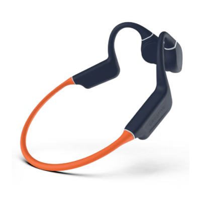 Creative Labs EF1081 Auriculares Inalambrico gancho de oreja USB Tipo C Bluetooth Negro Naranja