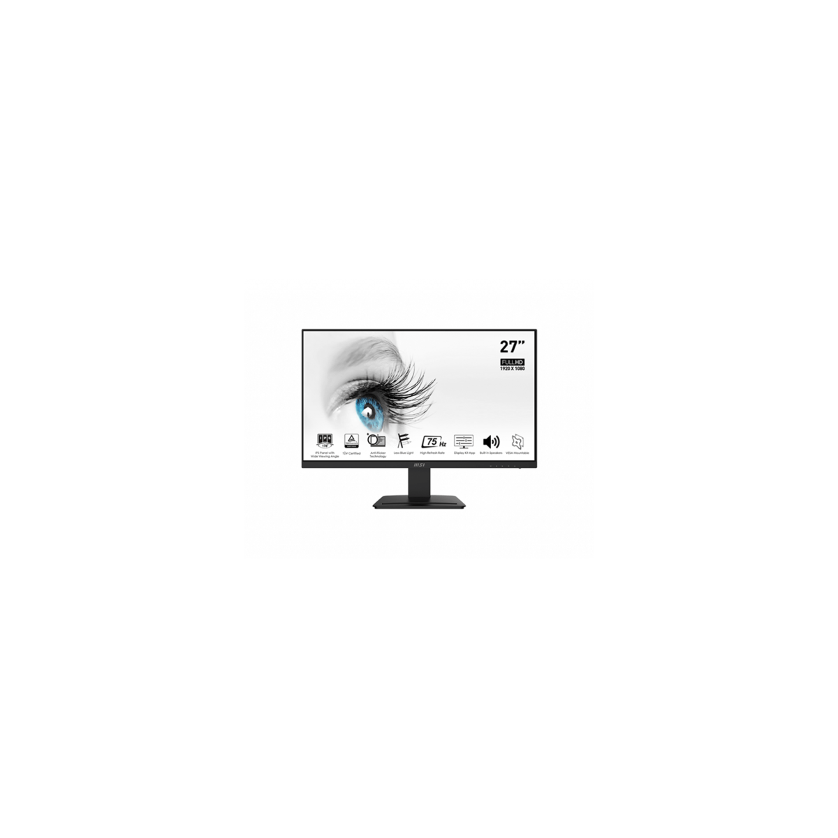 MSI MONITOR PRO MP273 E14A 27 IPS FLAT 1920x1080 144HZ NEGRO