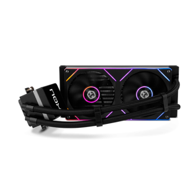 NOX Hummer M 240 LCDKit RL Magnetico ARGB Negro